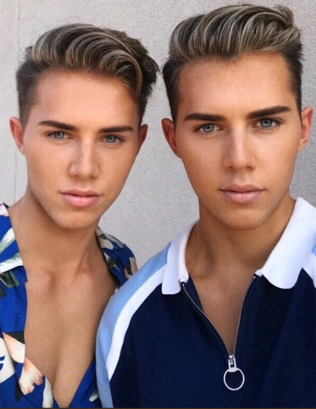 התאומים הגאים (צילום: טוויטר)