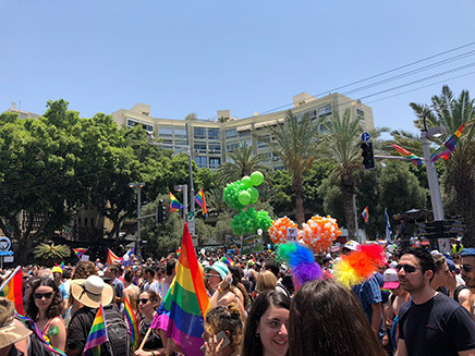 מצעד הגאווה בתל אביב (צילום: שחר יעקב)