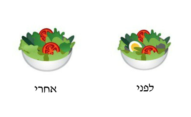 אימוג'י הסלט של גוגל (איור: גוגל)