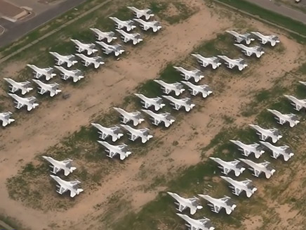 בית קברות למטוסים (צילום: חדשות)