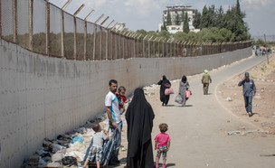 גבול טורקיה סוריה (צילום: Chris McGrath, gettyimages)