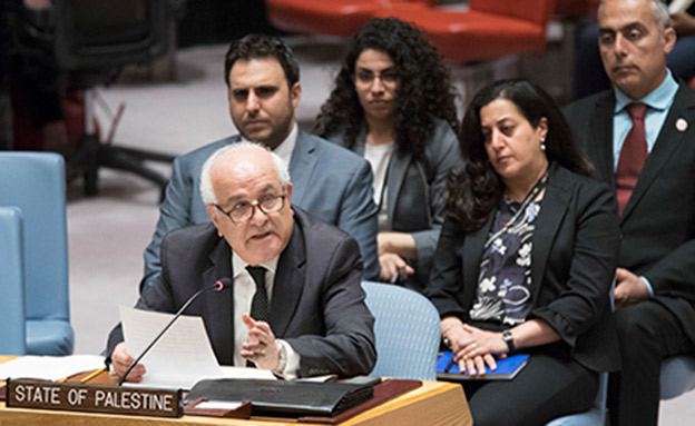 ריאד מנסור, המשקיף הפלסטיני באו"ם (צילום: אי פי, חדשות)