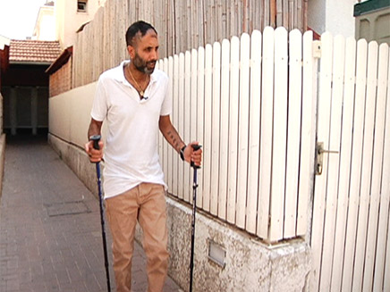 ניב נחמיה נפצע בפיגוע בסופר ביבנה (צילום: החדשות)
