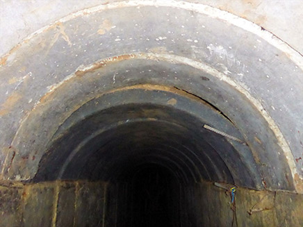 המנהרה שסוכלה (צילום: דובר צהל, חדשות)
