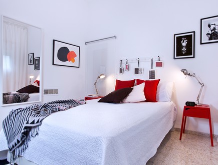 דירה בחיפה, עיצוב נעמה אתדגי, חדר שינה - 26 (צילום: יונתן תמיר)