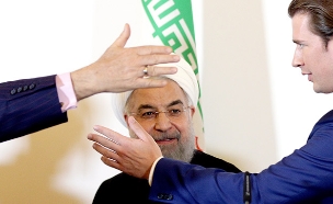 נשיא אירן רוחאני הגיע לוינה (צילום: רויטרס, חדשות)