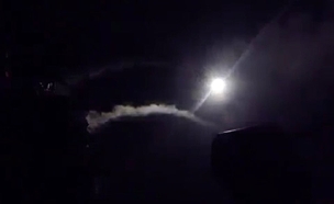 שיגור טילי השיוט לסוריה‎ (צילום: חדשות)
