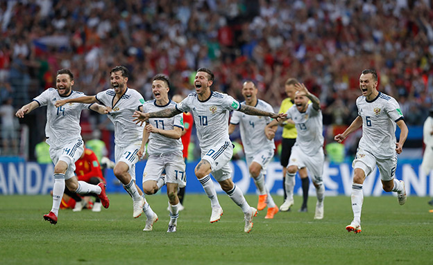 נבחרת רוסיה (צילום: AP, חדשות)