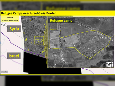מחנות פליטים סוריים חדשים (צילום: ImageSat International (ISI), חדשות)