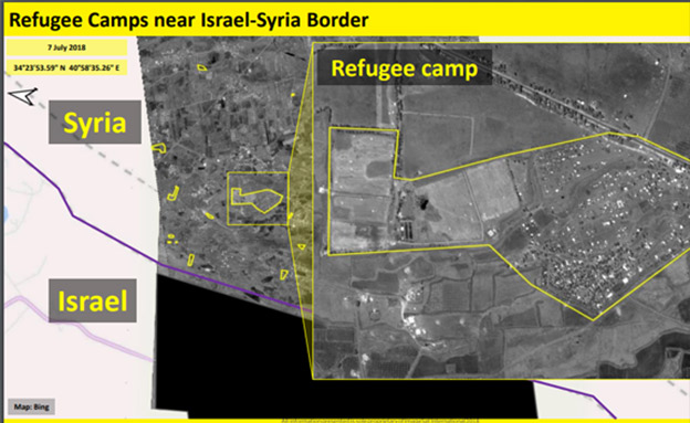 מחנות פליטים סוריים חדשים (צילום: ImageSat International (ISI), חדשות)