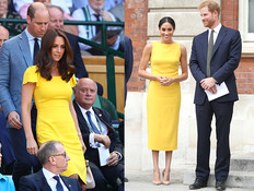 הזמן הצהוב: קייט ומייגן בשמלה דומה מדי