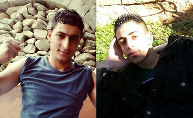 הרוצחים כמיל ואבו אלרוב (צילום: כלי תקשורת פלסטינים, חדשות)