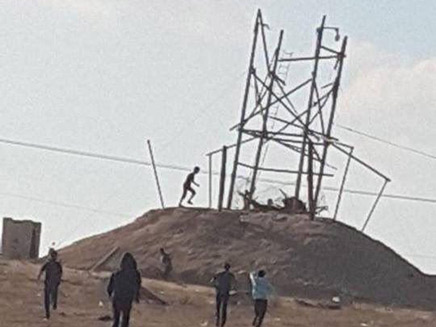עמדת חמאס שהושמדה בתקיפות (צילום: חדשות)