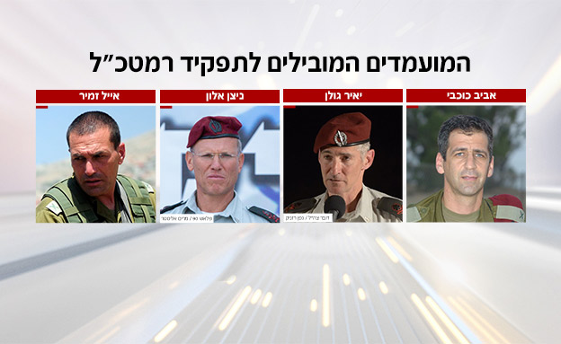 המועמדים הבולטים לרמטכ"לות (צילום: דובר צהל\ גפן רזניק פלאש 90 מרים אליסטר, חדשות)