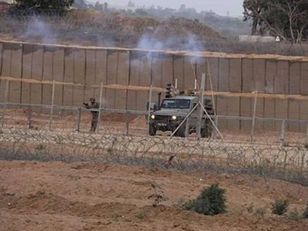 כוח גבעתי סמוך לגבול עם עזה (צילום: תקשורת חמאס, חדשות)