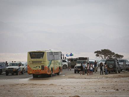זירת האסון בערבה (צילום: הדס פארוש / פלאש 90, חדשות)
