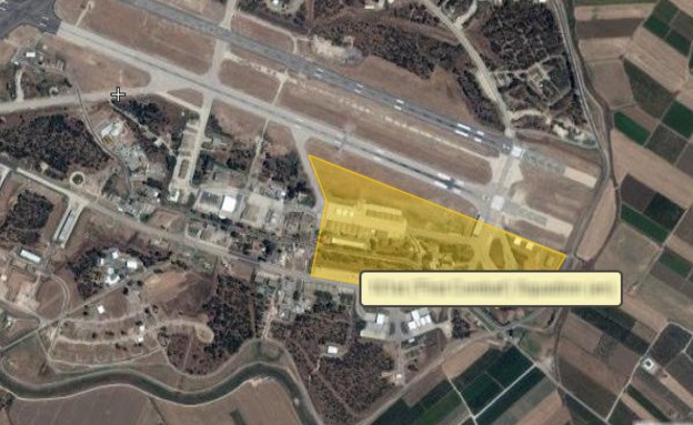 צילום לוויין של בסיס חיל האוויר