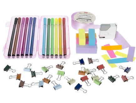 רשתות דיסקאונט, דייסו, מארז 12 עטים צבעוניים, 10 שקלים (צילום: אבי ולדמן)