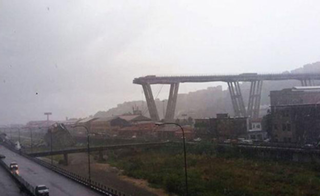 הגשר שקרס, היום (צילום: חדשות)