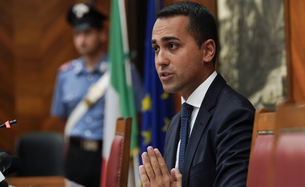 ס. ראש ממשלת איטליה די מאיו (צילום: AP, חדשות)