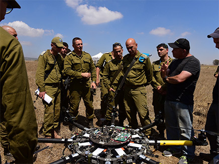 התרגול הראשון של המרכז הלוגיסטי (צילום: דובר צה״ל, חדשות)