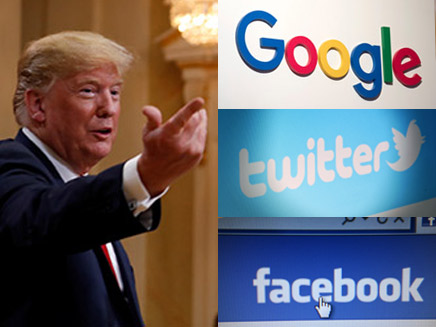 טראמפ נגד הרשתות החברתיות וגוגל (צילום: רויטרס, חדשות)