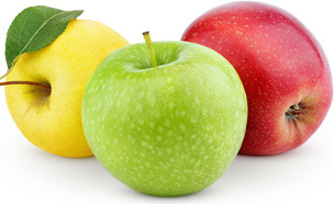 תפוחים בשלושה צבעים (צילום: Roman Samokhin, shutterstock)