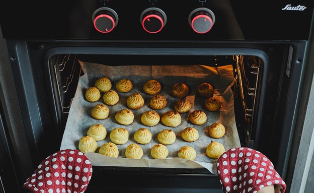 פחזניות - שלב התנור