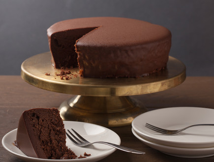 עוגת שוקולד בייקרי (צילום: דניאל אלבלק)