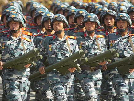 המצעד הצבאי (צילום: CNN, חדשות)