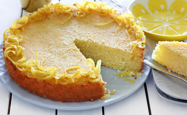 עוגת סולת לימונית עוגת סולת לימונית