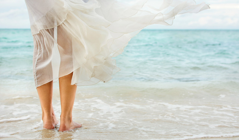 כלה בים (צילום: Shutterstock)
