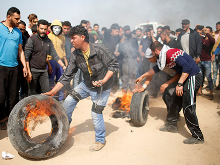 מהומות בגבול עזה, ארכיון (צילום: רויטרס, חדשות)
