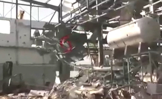 המתקן הסורי שהופצץ (צילום: חדשות)