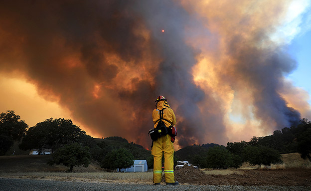 שריפות ענק בקליפורניה (צילום: AP, חדשות)