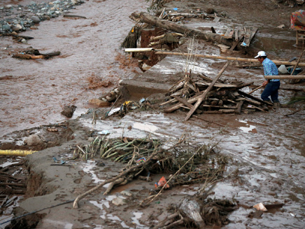 מפולת בוץ בקולומביה (צילום: רויטרס, חדשות)