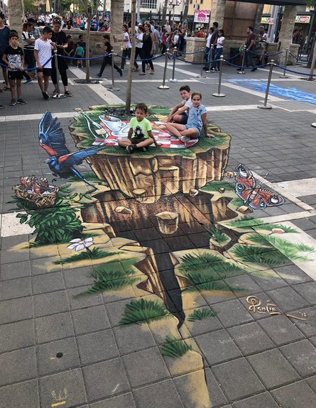 הפסטיבל הבינלאומי לציורי מדרכות בעפולה