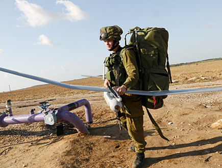 סיוע אווירי (צילום: דובר צה''ל)