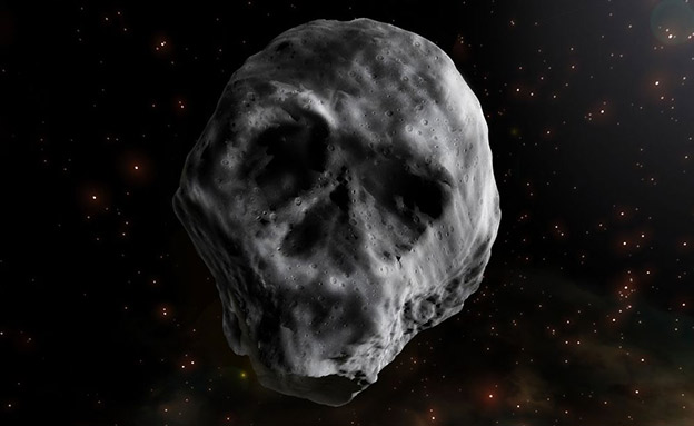 אסטרואיד הגולגולת (צילום: sky news, חדשות)