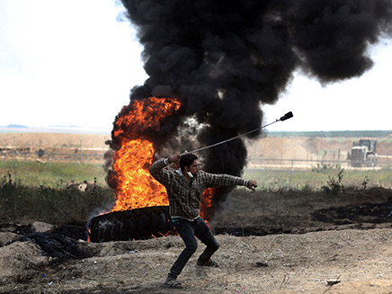 תיעוד: המהומות בשישי האחרון בעזה (צילום: AP, חדשות)