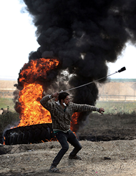 תיעוד: המהומות בשישי האחרון בעזה (צילום: AP, חדשות)