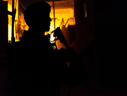 מעצר בגילזון (צילום: דובר צה''ל, באדיבות גרעיני החיילים)