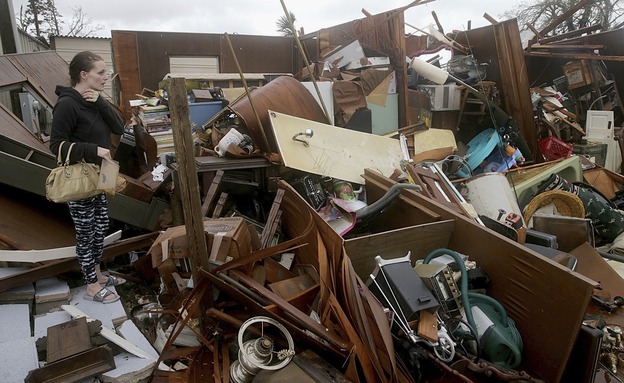 הוריקן מייקל (צילום: AP, חדשות)