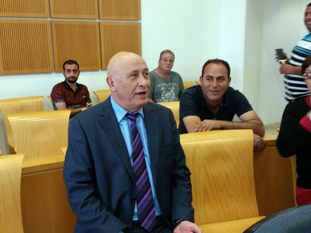 באסל גאטס בבית המשפט (צילום: חדשות 2)