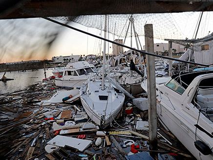 נזקי הוריקן מייקל (צילום: AP, חדשות)