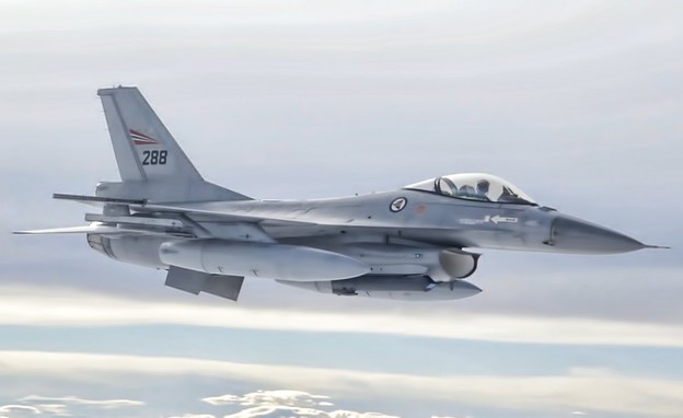 F 16 של חיל האוויר הנורבגי (צילום: חיל האוויר הנורבגי)