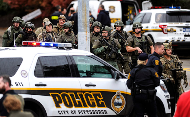 פיגוע הירי בפיטסבורג (צילום: AP, חדשות)