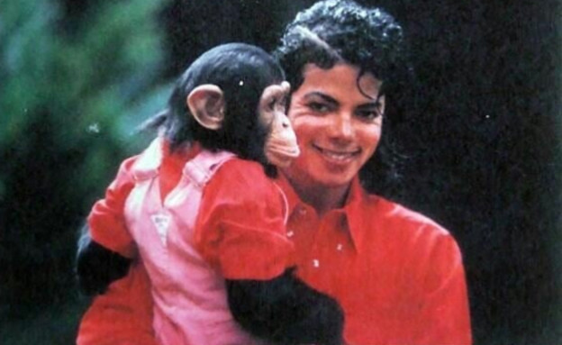 מייקל ג'קסון והשימפנזה שלו (צילום: אינסטגרם\king.michaeljackson_ )