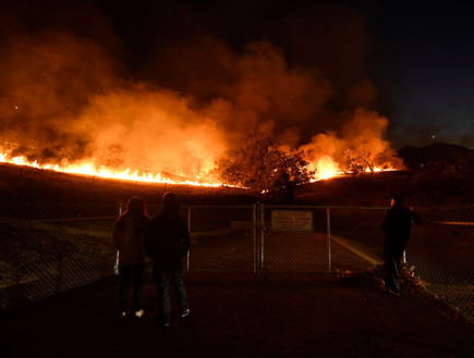 שריפה בקליפורניה (צילום: Getty Images Kevork Djansezian)