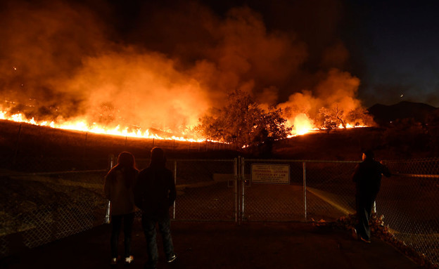 שריפה בקליפורניה (צילום: Getty Images Kevork Djansezian)